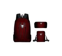 Sac à dos Spider - Man - Motif d'araignée sur fond rouge - 42×12×29 cm