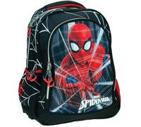Sac à dos Spiderman Marvel Noir 43 CM - 2 Cpt
