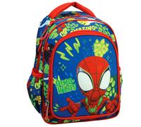 Sac À Dos Maternelle Imprimé Dino-webs En Tissu Spiderman Jaune TU