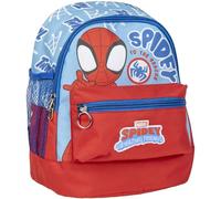 Sac à dos Spidey Trekking Style - Bleu et rouge - 23x27x15 cm - Fabriqué en polyester - Plusieurs poches - Ceinture et poignées réglables - Produit Original Fabriqué en Espagne