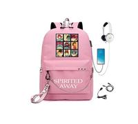 Sac à Dos Spirited Away pour Enfants Cadeaux pour Filles (SD1715) 32*15*45 cm Rose