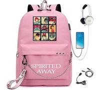 Sac à Dos Spirited Away pour Enfants Cadeaux pour Filles (SD1715) 32*15*45 cm Rose