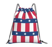 Sac À Dos Sport Gym Drapeau Étoilé du Texas Réglable Sac De Sports avec Cordon De Serrage Leger Sack Sport Gymnastique pour Basket-Ball Yoga Plein Air 39X46Cm