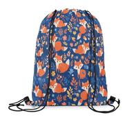 Sac À Dos Sport Gym Renard Mignon Résistant Sac À Cordon Unisexe Sporttasche Mit Kordelzug pour Sports Vacances Natation 39X46Cm