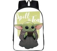 Sac à Dos Star Wars Baby Yoda pour Enfants Cadeaux pour Garçon (SD1292) 29*16*42 cm Blanc