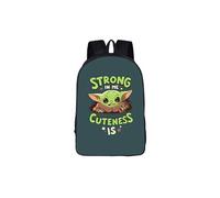 Sac à Dos Star Wars Baby Yoda pour Enfants Cadeaux pour Garçon (SD1294) 29*16*42 cm Vert