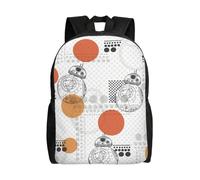 Sac à dos Star Wars pour adolescent, cartable en toile, sac à dos pour ordinateur portable, unisexe - HXN1888 Noir