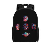 Sac à dos Star Wars pour adolescent, cartable en toile, sac à dos pour ordinateur portable, unisexe - HXN2133 Noir