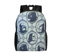 Sac à dos Star Wars pour adolescent, cartable en toile, sac à dos pour ordinateur portable, unisexe - HXN1887 Noir