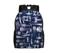 Sac à dos Star Wars pour adolescent, cartable en toile, sac à dos pour ordinateur portable, unisexe - HXN1897 Noir