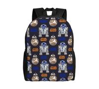 Sac à dos Star Wars pour adolescent, cartable en toile, sac à dos pour ordinateur portable, unisexe - HXN1891 Noir