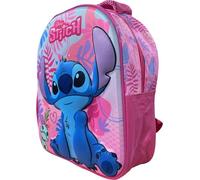 Sac à dos Stitch Disney 30 cm en 3D, 1 Compartiment principal avec zippée, bretelles réglables - Dimensions: 30 x 26 x 10 cm (Stitch- a)