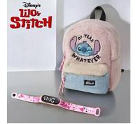 SAC A DOS STITCH DISNEY Officiel + Montre LCD Tactile OFFERTE
