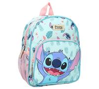 Sac à dos STITCH Feeling All Bright pour Disney Lilo & Stitch - Sac école maternelle - Bleu et rose, 31 x 23 x 9 cm