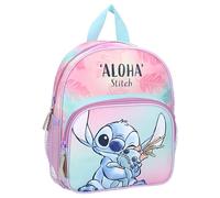 Sac à dos STITCH Wild Energy de Disney Lilo & Stitch - Sac à dos pour enfants | école maternelle - Couleur rose et bleu - dimensions 29 x 23 x 8 cm