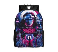 Sac à dos Stranger Things pour adolescent, cartable en toile, sac à dos pour ordinateur portable, unisexe - HXN1848 Noir