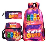 Sac à Dos Stumble Guys Enfant,Sac à Dos Cartable,Sac à Dos Enfant pour Ecole Maternelle Enfans 6 à 13 Ans,27x10.5x40cm,Style 11