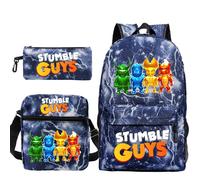 Sac à Dos Stumble Guys Enfant,Sac à Dos Cartable,Sac à Dos Enfant pour Ecole Maternelle Enfans 6 à 13 Ans,27x10.5x40cm,Style 12