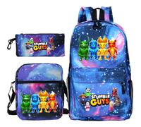 Sac à Dos Stumble Guys Enfant,Sac à Dos Cartable,Sac à Dos Enfant pour Ecole Maternelle Enfans 6 à 13 Ans,27x10.5x40cm,Style 5