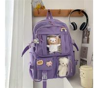 Sac à dos suspendu multifonctionnel avec deux poupées, adapté aux lycéens et aux étudiants de première année, peut être utilisé comme sac de loisirs, sac d'ordinateur, sac d'école, adapté aux voyages,