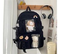 Sac à dos suspendu multifonctionnel avec deux poupées, adapté aux lycéens et aux étudiants de première année, peut être utilisé comme sac de loisirs, sac d'ordinateur, sac d'école, adapté aux voyages,