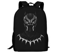Sac a dos SW132 Black Panther, sac a dos pour ordinateur portable imprime 3D, sac a dos leger et decontracte, sac a dos de voyage multifonction 132 Noir