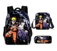 Sac à dos SZSMART Ensemble de trois pièces - Sac à dos Naruto - Ensemble de trois pièces modélisé de 2 G
