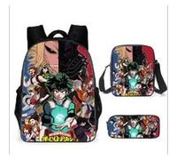 Sac à dos SZSMART Ensemble de trois pièces - Sac à dos Naruto - Ensemble de trois pièces modélisé de 7 G