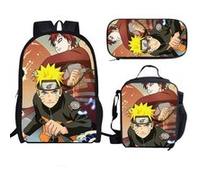 Sac à dos SZSMART Ensemble de trois pièces - Sac à dos Naruto - Ensemble de trois pièces modélisé de 8 G