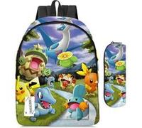Sac à dos SZSMART Pokemon Ensemble de sacs à dos pour étudiants deux pièces modélisé de 1 G