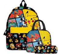 Sac à dos SZSMART Pokemon Set de sacs à dos pour étudiants trois pièces modélisé de 4 G