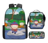 Sac à dos SZSMART Set de sacs à dos décole South Park en trois parties modélisé de 1 G