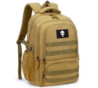 Sac à dos tactique camouflage 30L pour garçons, sac d'école militaire 900D | Sac à dos scolaire camouflage robuste à 4 compartiments pour garçons, compagnon quotidien pour l'école et les activités de