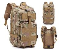 Sac à dos tactique militaire de 30 l - Sac à dos Molle Army Assault Utility Pack 3 jours Sac de sortie randonnée Treeking Camouflage chasse - 23 x 25 x 45 cm, Cp, M, Tactique