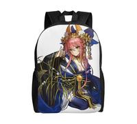 Sac à dos Tamamo no Mae, imprimé en 3D, style dessin animé, idéal pour les voyages ou les loisirs - SYS211 Noir