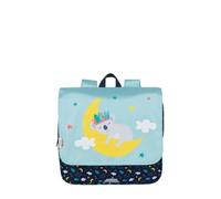 L'Ecole des Tann's Cartable Souple 29 cm Bleu/Jaune