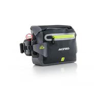 Acerbis Sac hanche No Water 3L imperméable à l'eau Noir/Gris/Jaune Néon