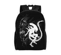 Sac à dos tendance Alien vs Predator pour le camping, le dessin animé, le notebook - LDYH217 Noir