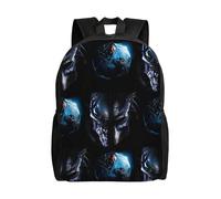 Sac à dos tendance Alien vs Predator pour le camping, le dessin animé, pour ordinateur portable - LDYH467 Noir