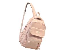 Sac à dos tendance pour étudiant avec sangles réglables pour l'école et une utilisation décontractée en nylon Sac à dos de livre Sac à dos de grande capacité, a