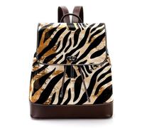 Sac à dos tendance pour femme, motif abstrait sans couture avec requins, sac à dos en similicuir pour adolescentes, Multicolore 10., 27x12.3x32cm