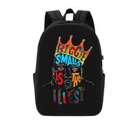 Sac à dos The Notorious BIG pour hommes, femmes et adolescents, sac à dos décontracté et résistant à l'eau - CASE572 Noir