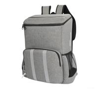 Sac à dos thermique de 26 l avec option de poche de glace pour la plage | Tissu Oxford et doublure PEVA, extérieur imperméable, facile à nettoyer, construction robuste