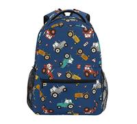 Sac À Dos Tracteurs Agricoles Cartable Scolaire Pour Randonnée | Rucksack classique Sac a Dos Scolaire Pour Voyages