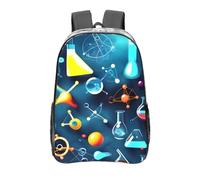 Sac à dos transparent en PVC avec impression abstraite, science, chimie, travail, voyage, garçons et filles