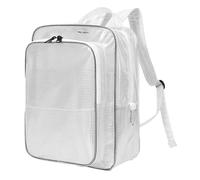 Sac à dos transparent multifonction en PVC assurant une visibilité facile du contenu dans les flux de travail industriels, sac à dos transparent pour outils de salle blanche