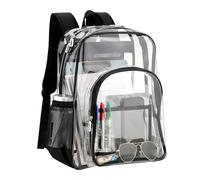 Sac à dos transparent - sac à dos de camping pliable, porte-équipement de camping, pour événements de concert scolaire voyage randonnée garçons filles festival plage travail jeu déjeuner
