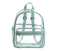 Sac à dos transparent - Sac d'école transparent, sac à dos élémentaire | robuste, organisateur multi-poches, sac de transport durable | Black Green Pink See Through Pack Perfect For Students Travel