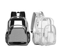 Sac à dos transparent - Sac transparent approuvé par le stade - Sac à dos d'école haute performance avec grande capacité pour les étudiants hommes femmes | Grande capacité Sacs transparents