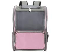 Sac à Dos Transporteur pour Animaux de Compagnie, Sac à Dos Transporteur pour Chats et Chiens Respirant idéal pour la randonnée, Les Voyages en Plein air, pouvant accueillir des an (Rose)